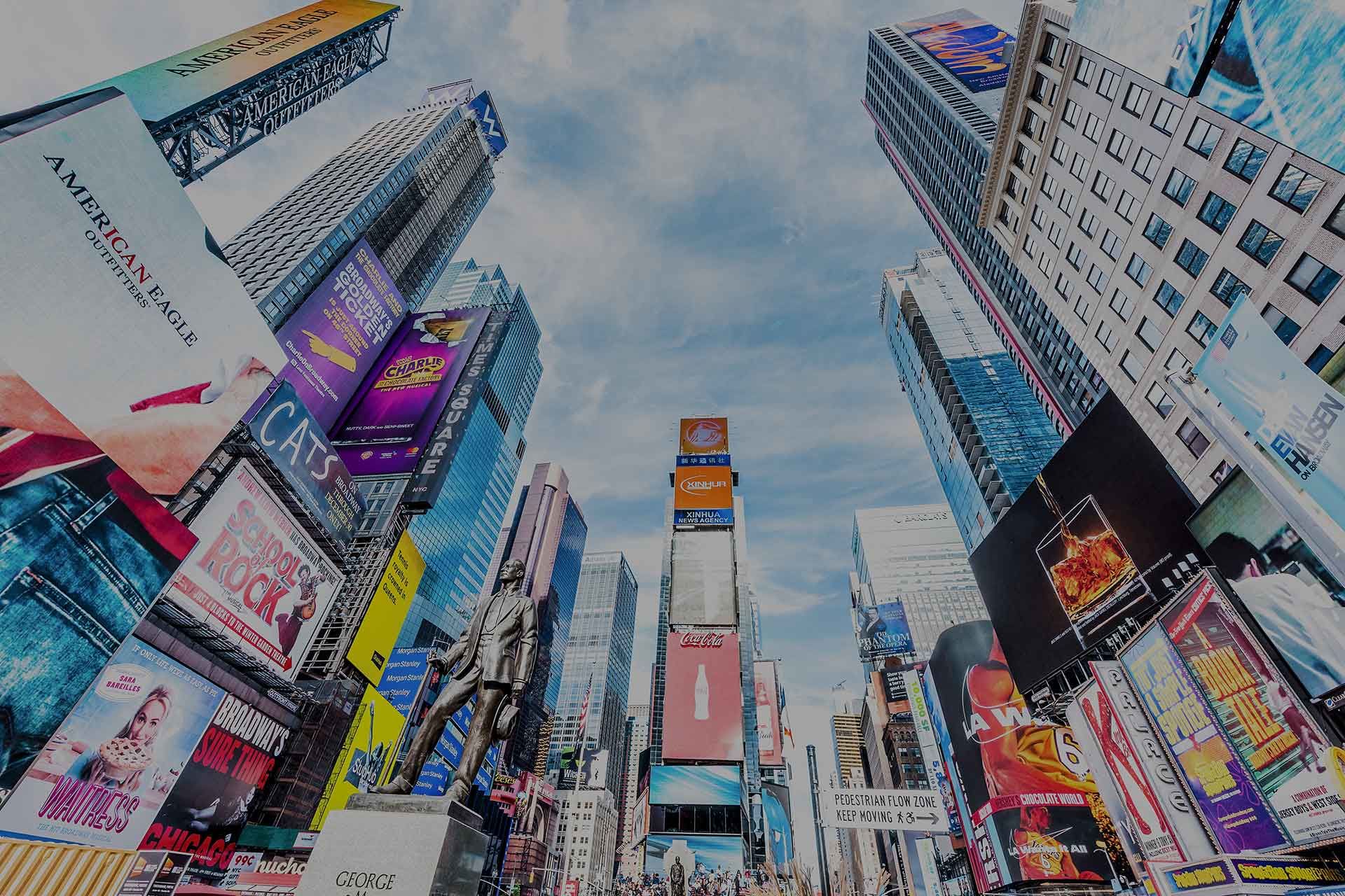 New York -                 Flights Included          Accommodation Included          Discover Manhattan          Discover Times Square          Discover Top of The Rock       